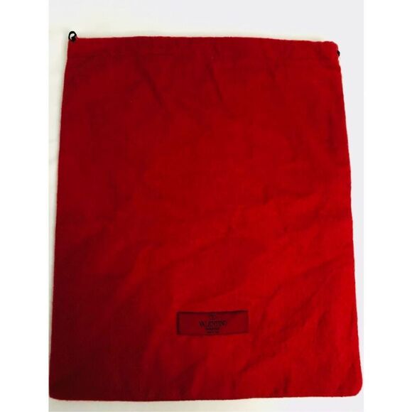 VALENTINO Garavani - Pair of Flannel Drawstring Shoe Bags. 14.5" x 11.5" NEW! - Picture 3 of 11
